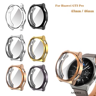 Ốp Nhựa TPU Mềm Mạ Điện Bảo Vệ Đồng Hồ Thông Minh Huawei watch GT3 GT 3 Pro 46mm 43mm