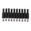 GODD 10 Cái 5 5x2 5mm Nam Cho DC In-Line Cắm Ổ Cắm Jack Kết Nối Adapter Nhựa C