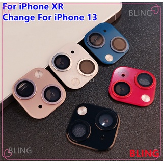 Miếng dán ống kính máy ảnh giả IPhone11 Thích hợp cho IPhone X XS Max để thay đổi ống kính máy ảnh kim loại 11 Pro Max trong vài giây