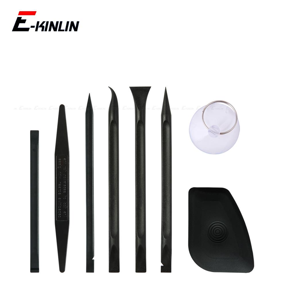 Dụng cụ mở điện thoại thông minh E-Kinlin Tháo gỡ nhựa Spudger Pry Card Lưỡi dao xẻng kim loại tương thích cho iPhone Android Bộ sửa chữa điện thoại