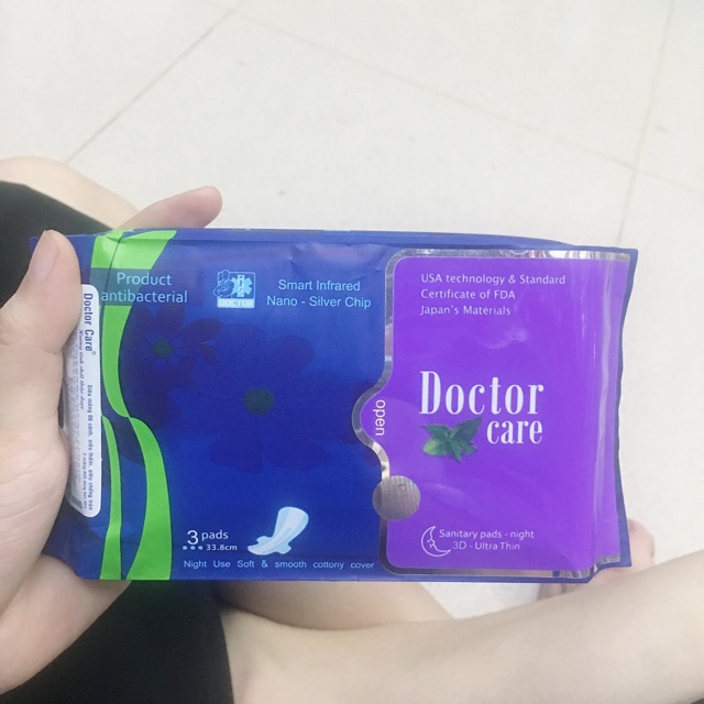 Băng vệ sinh Doctor Care ban đêm 3 miếng | Shopee Việt Nam