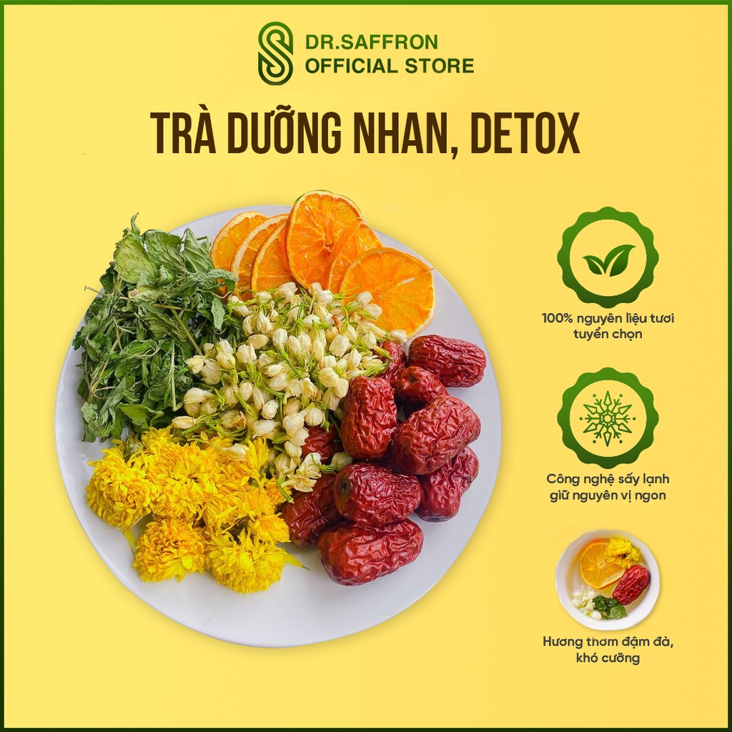 Ảnh Trà dưỡng nhan, trà detox đẹp da, giảm cân, thanh nhiệt thương hiệu Mộc Hương Sơn 1