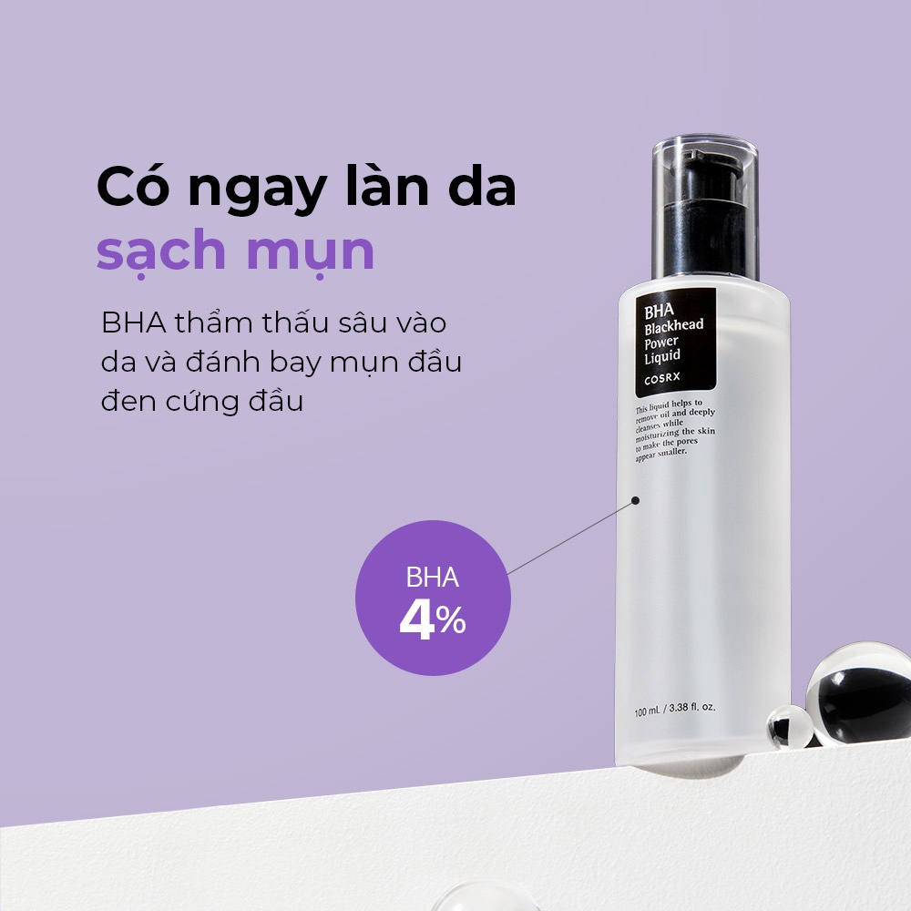 Ảnh COSRX OFFICIAL Nước cân bằng BHA hỗ trợ làm giảm mụn đầu đen dung tích 50ml/ 100ml 2