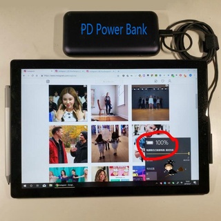 Dusur Dây Cáp Sạc Nhanh usb 3 1 type c pd Chuyên Dụng Cho laptop Microsoft surface pro 7 6 5 4 3