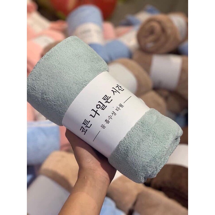 Khăn tắm cao cấp xuất Hàn mềm mịn siêu thấm ( 70x140cm)