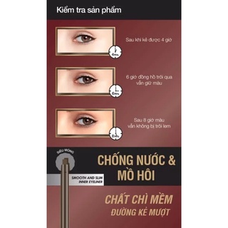 Chì Kẻ Mắt Nong Chat Browit Không Lem, Không Trôi Smooth And Slim Inner Eyeliner