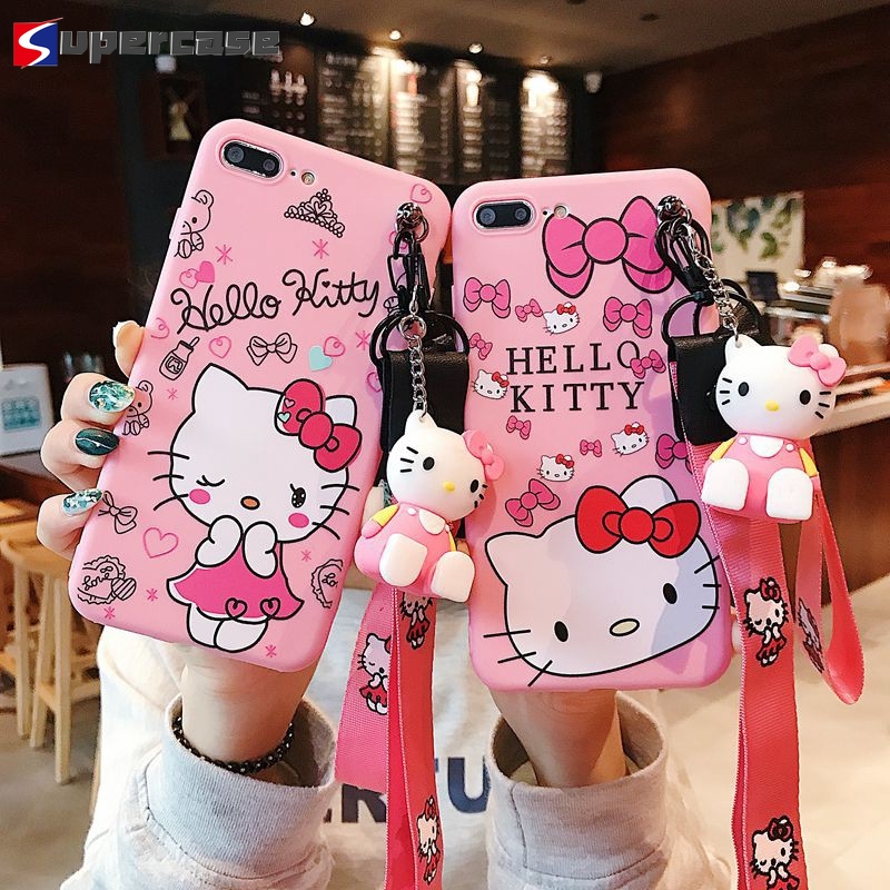 Ốp Điện Thoại Mềm Hình Hello Kitty Cho Iphone 12 Mini Pro Max 11 Pro Max Xs Max Xr X 8 7 6 6s Plus