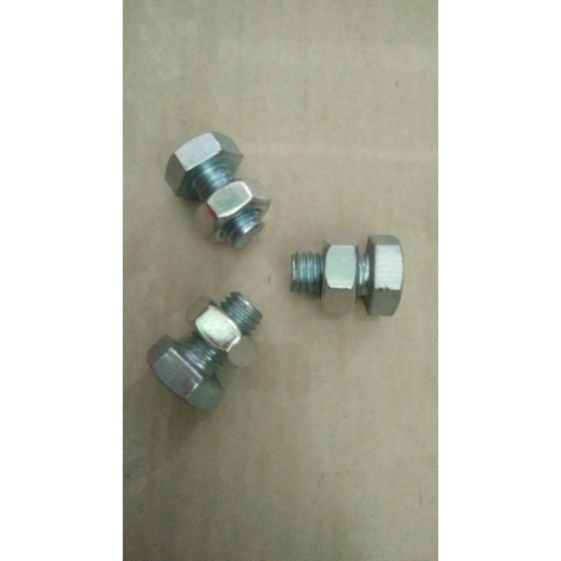 Bộ 6 con bulon 12mm kèm tán | Shopee Việt Nam