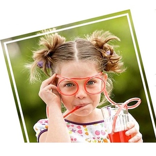 Ngộ nghĩnh Ống Hút Kính Mắt Ống Hút Hình Ngộ nghĩnh Đảng Kính 1 Cái