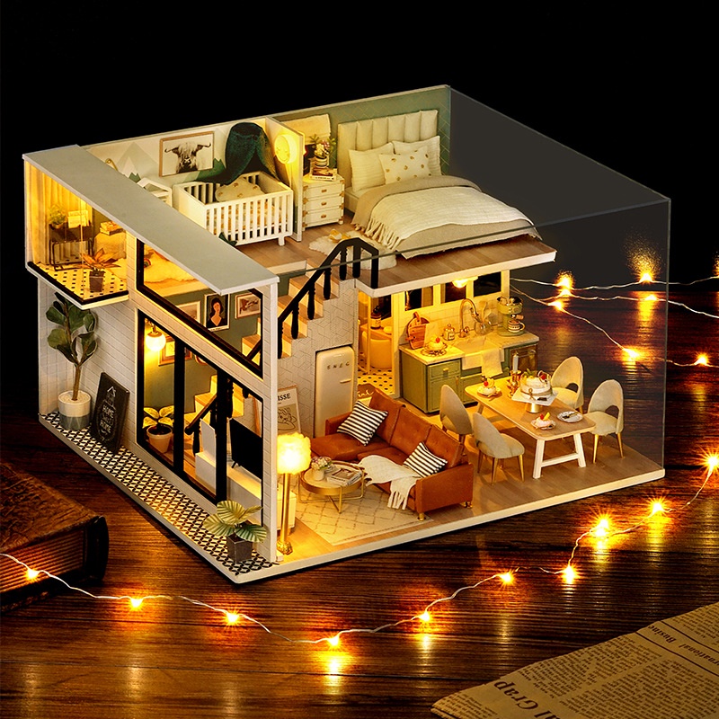 Ảnh Bộ sản phẩm nhà búp bê tự làm hãng CUTEROOM nhiều mẫu 2