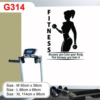 Decal dán trang trí phòng GYM, tăng động lực cho khách hàng, doanh thu đột phá, tạo điểm nhấn cho phòng gym P12