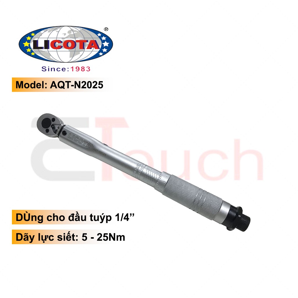 Cần Siết Chỉnh Lực 1/4 (5-25Nm) Licota - AQT-N2025 | Shopee Việt Nam