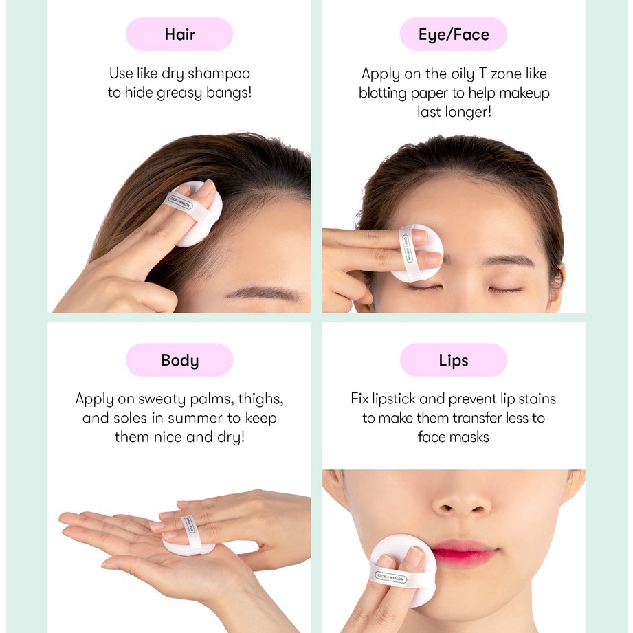 [VT] Phấn kiểm soát bã nhờn Bột nhẹ CICA No Sebum 5g (cica, độ ẩm, uv) <Cửa hàng chủ lực chính hãng>