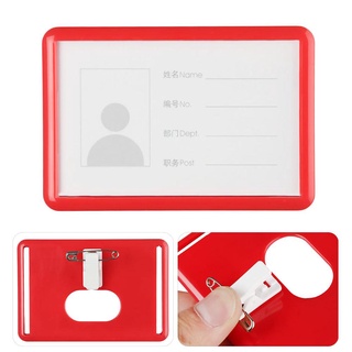 Hộp đựng thẻ RISEDOT đa chức năng có kẹp Pin Thẻ tên Trường học Văn phòng Thẻ tín dụng ngân hàng