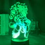 ST2 3D Đèn My Hero Giới Học Thuật Midoriya Izuku Bakugou Katsuki Led USB Acrylic Ban Đèn 7 Màu Đèn Nhà Quà Tặng Hallow