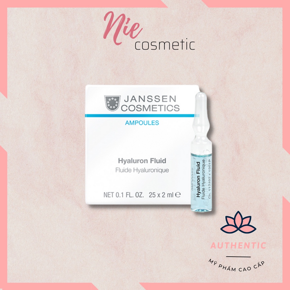 Serum HA cấp nước Janssen Cosmetics Ampoules Hyaluron Fluid Ampoule
