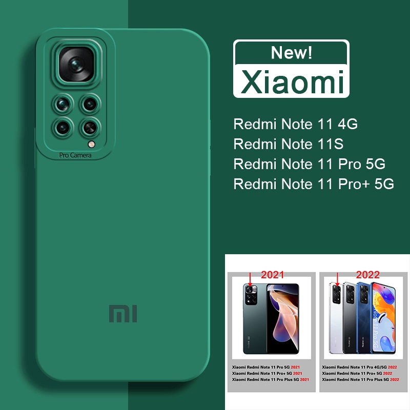Ốp Điện Thoại Silicon Mềm Nhám Màu Kẹo Thời Trang Mới Cho Xiaomi Redmi Note 11 11E Pro Plus Pro 11S 4G 11T 12 5G