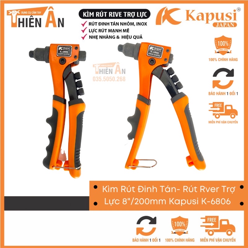 Kìm Rút Đinh Tán, Rút River Trợ Lực 8