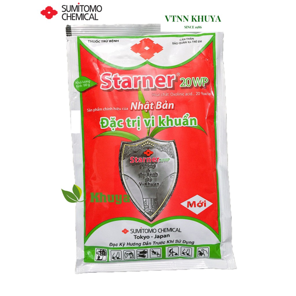 Thuốc trừ bệnh Starner 20WP gói 100gr trừ Vi Khuẩn | Shopee Việt Nam