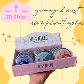Gương hai mặt nhũ kim tuyến