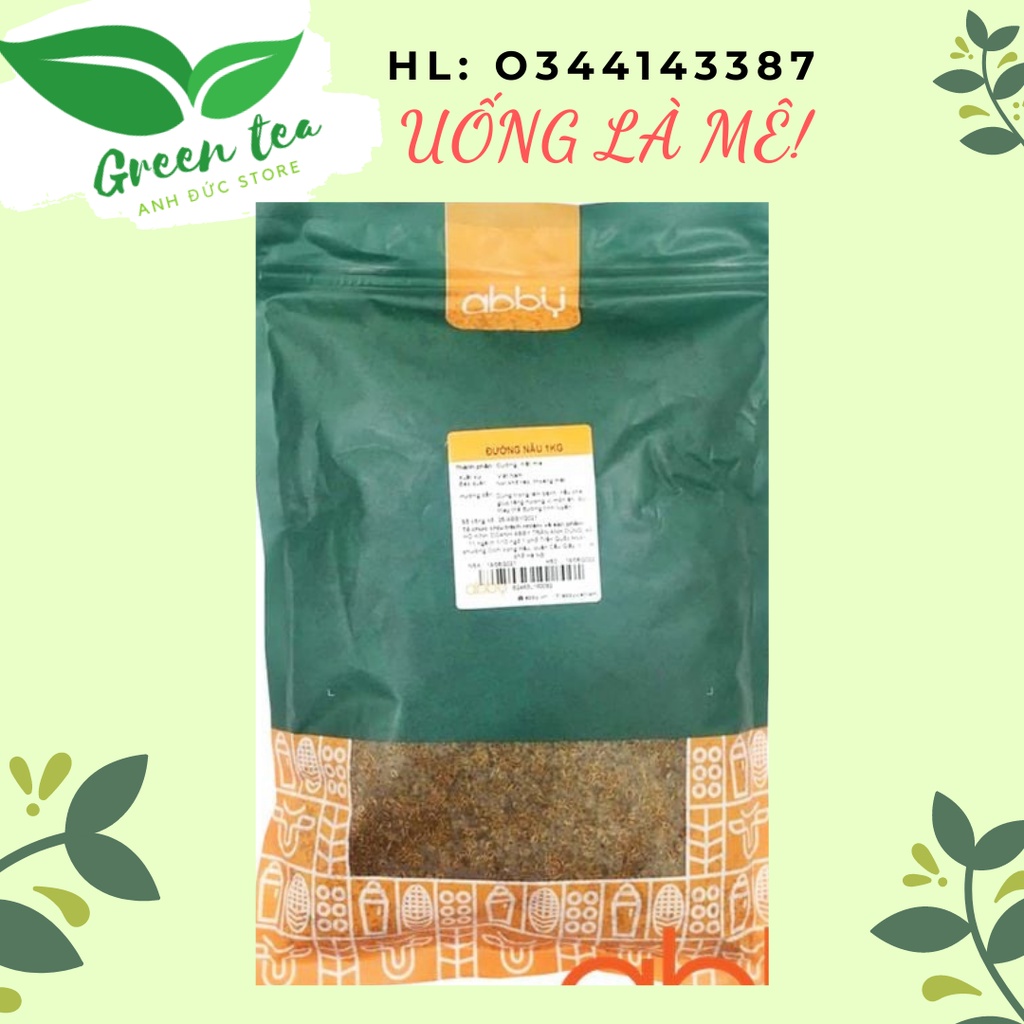 FREESHIP/ĐƯỜNG NÂU VIỆT NAM (1kg)/UỐNG LÀ MÊ
