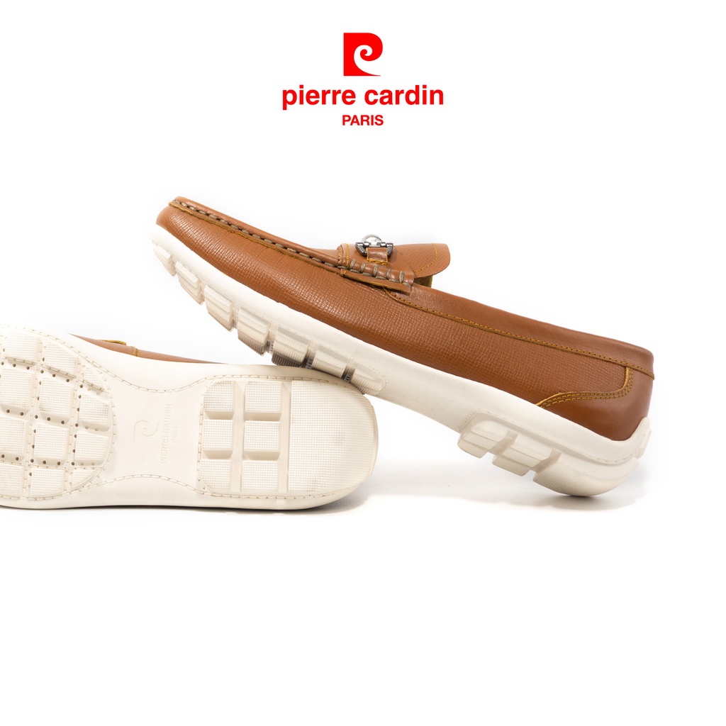 Ảnh Giày lười nam Pierre Cardin Pháp da bò thật, kiểu dáng năng động, logo thiết kế tinh tế - 517 chính hãng 2