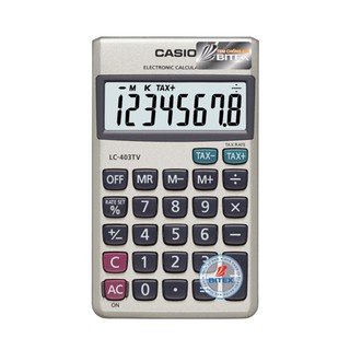 Máy Tính Bỏ Túi Casio LC-403TV (8 Số) Chính Hãng - Thiết Kế Nắp Gập Bảo Vệ, Nhỏ Gọn Cho Sale