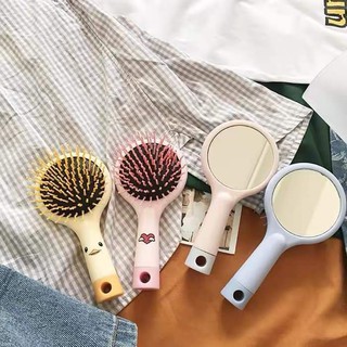 Lược 2in1 kèm gương siêu xinh