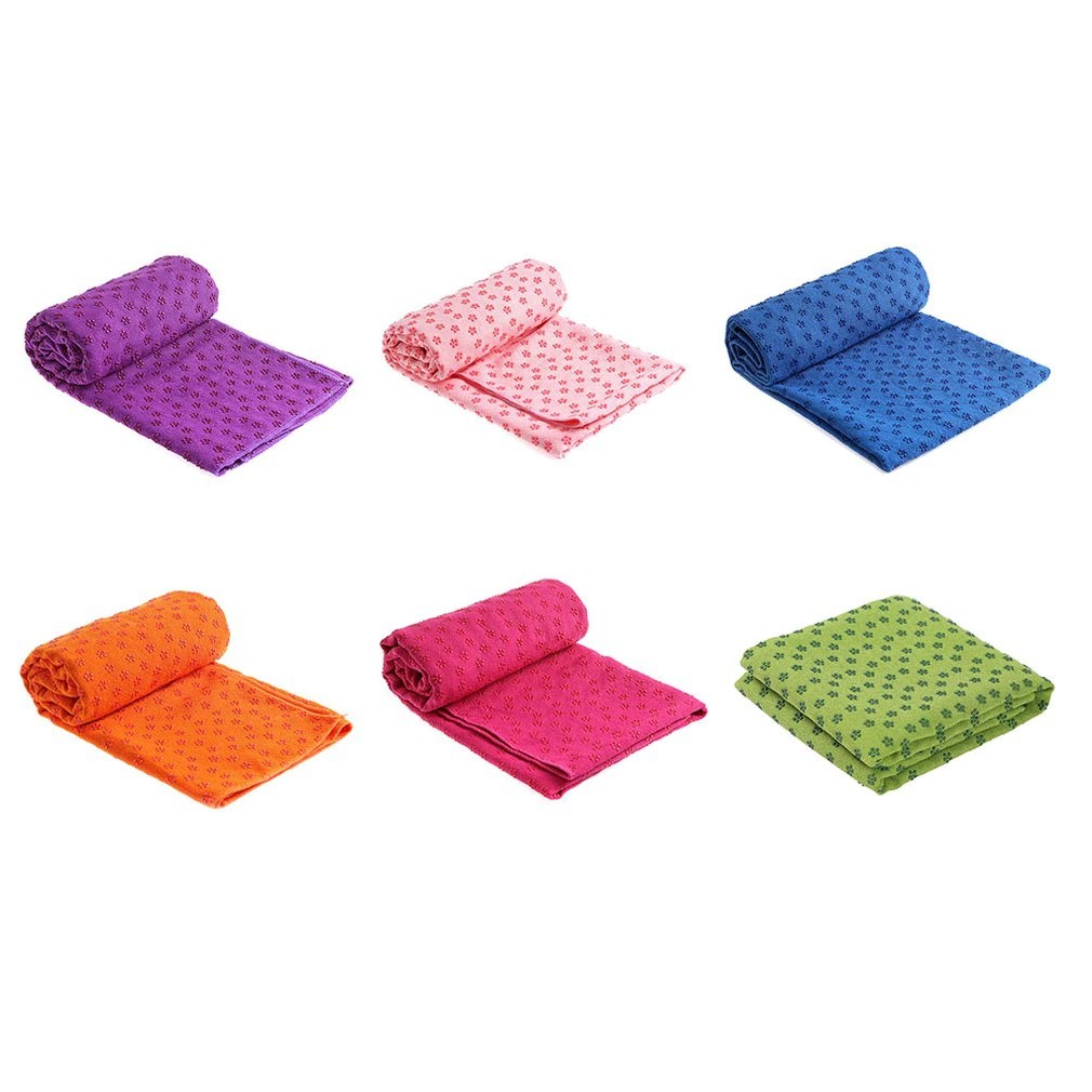 Khăn trải thảm tập YOGA  SPORTY YGM11 chống trơn trượt, thấm mồ hôi chất liệu sợi Microfiber bền đẹp