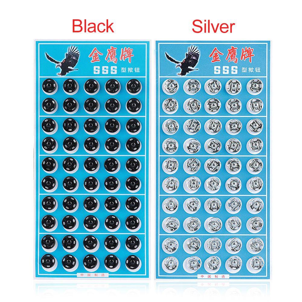 ODAKA 50 Cái / bộ Phụ Kiện May Kim Loại Quần Áo Inox Áo Sơ Mi Dây Buộc