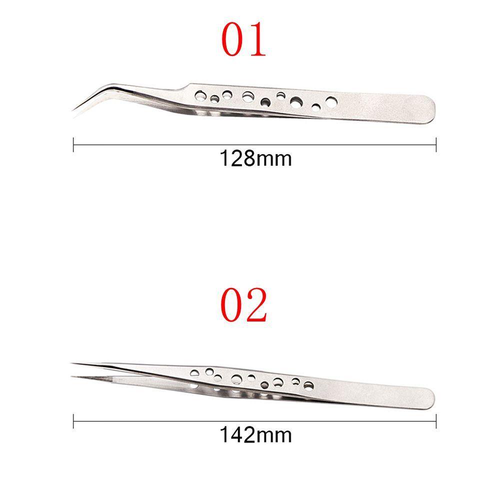 Nhíp lông mi NKSFX Thời trang Cong thẳng Nippers Clip Tool