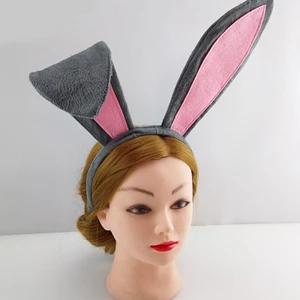 Mya Phục Sinh Thỏ Dài Tai Đầu Thỏ Đáng Yêu Động Vật Cosplay Sang Trọng Tóc Vòng