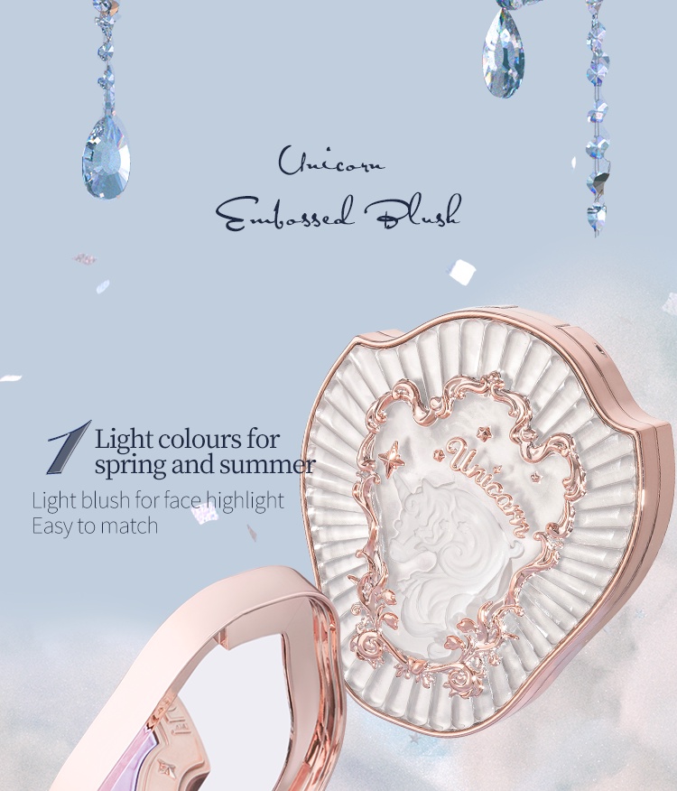 Mô tả Phấn má hồng FLOWER KNOWS trang điểm tự nhiên 3 màu tùy chọn cao cấp 5g - 2
