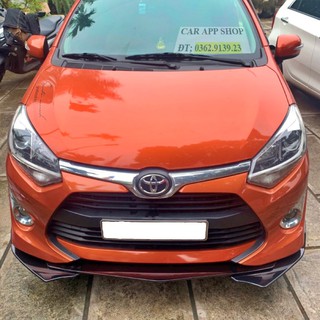 Cản Trước , lip Trước Toyota Wigo Hàng Loại 1 Bảo Vệ Xe , Trống Va Quyệt
