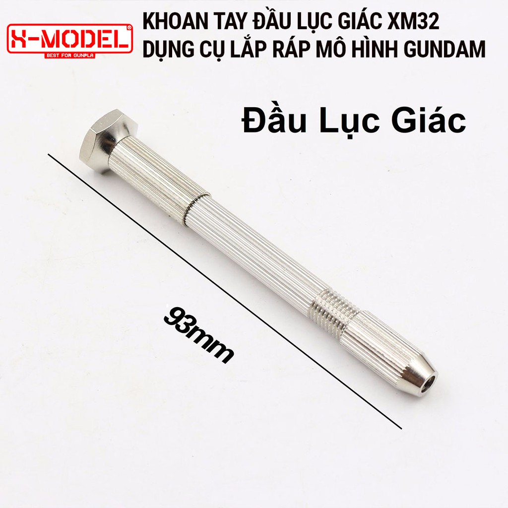 Ảnh Bộ khoan tay và bộ 10 đầu khoan chuyên dụng mô hình hỗ trợ khoan demo hoặc gắn metal Part X- MODEL 2