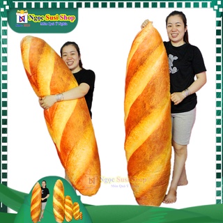 GỐI ÔM BÁNH MÌ 3D SIÊU TO KHỔNG LỒ SIÊU ĐẸP MỀM MỊN ÔM NGỦ [SIÊU CƯNG]