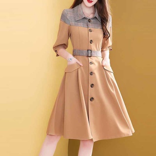 Đầm nữ phong cách vintage lịch thiệp quý phái siêu đẹp thời trang hàn quốc 2021 KME
