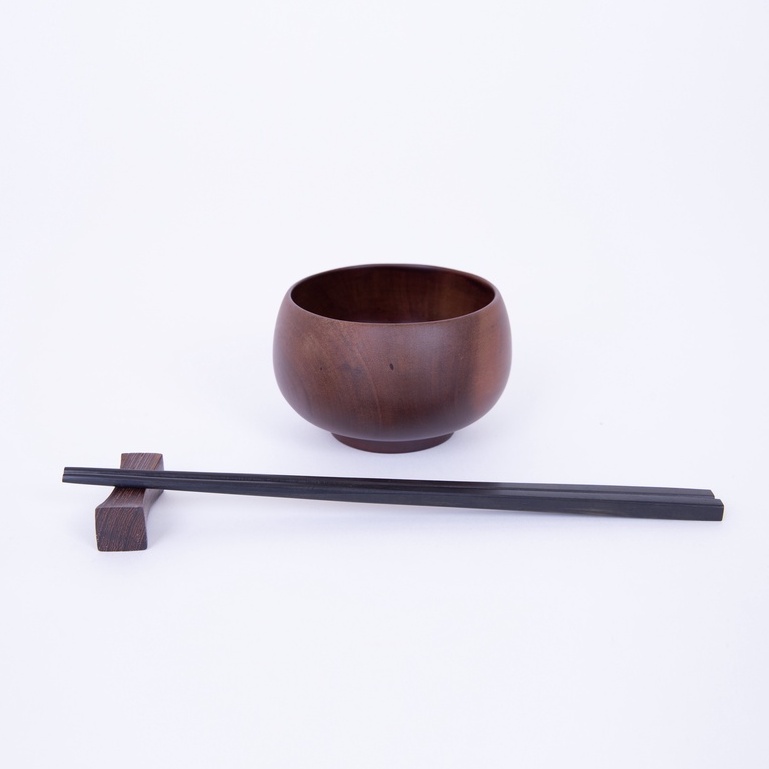 Ảnh Kê đũa gác đũa nơ Sa Maison, chất liệu gỗ mun, kích thước 5cm 2