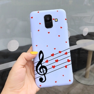Ốp điện thoại họa tiết trái tim đáng yêu cho Samsung Galaxy J6 J6 + A6 A6 + A6 Plus 2018 A6Plus J6Plus A 6 J 6