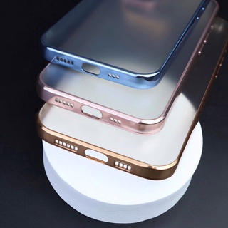 Ốp lưng SULADA lưng nhám viền màu máy bảo vệ camera cho iPhone 13/13Pro/13ProMax