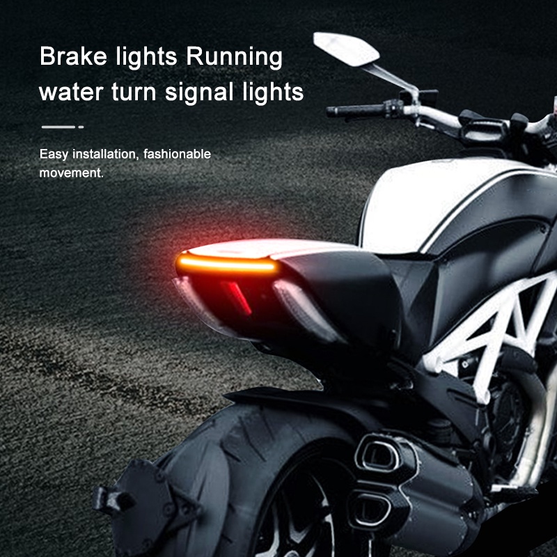 Đèn LED SEAMETAL gắn đuôi xe mô tô tiện dụng