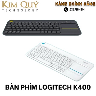 Bàn phím tích hợp TouchPad Logitech K400 Plus - HÀNG CHÍNH HÃNG - BH 12 THÁNG