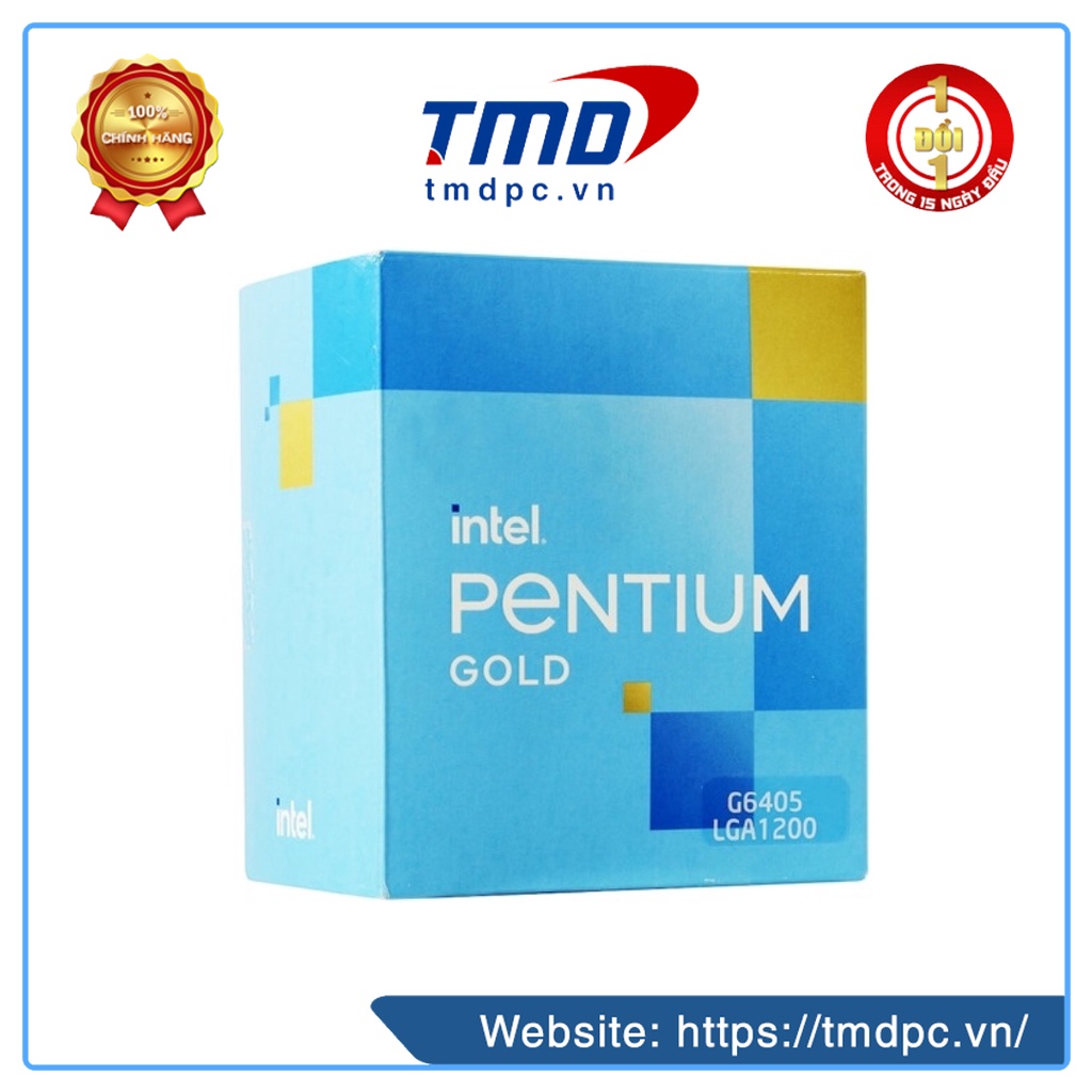 CPU Intel Pentium Gold G6405 (4.1GHz, 2 nhân 4 luồng, 4MB Cache, Socket ...