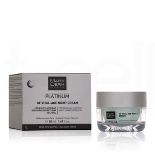 Kem Dưỡng Phục Hồi Hỗ Trợ Giảm Mụn & Trẻ Hóa - MartiDerm Platinum GF Vital Age Night Cream 50ml