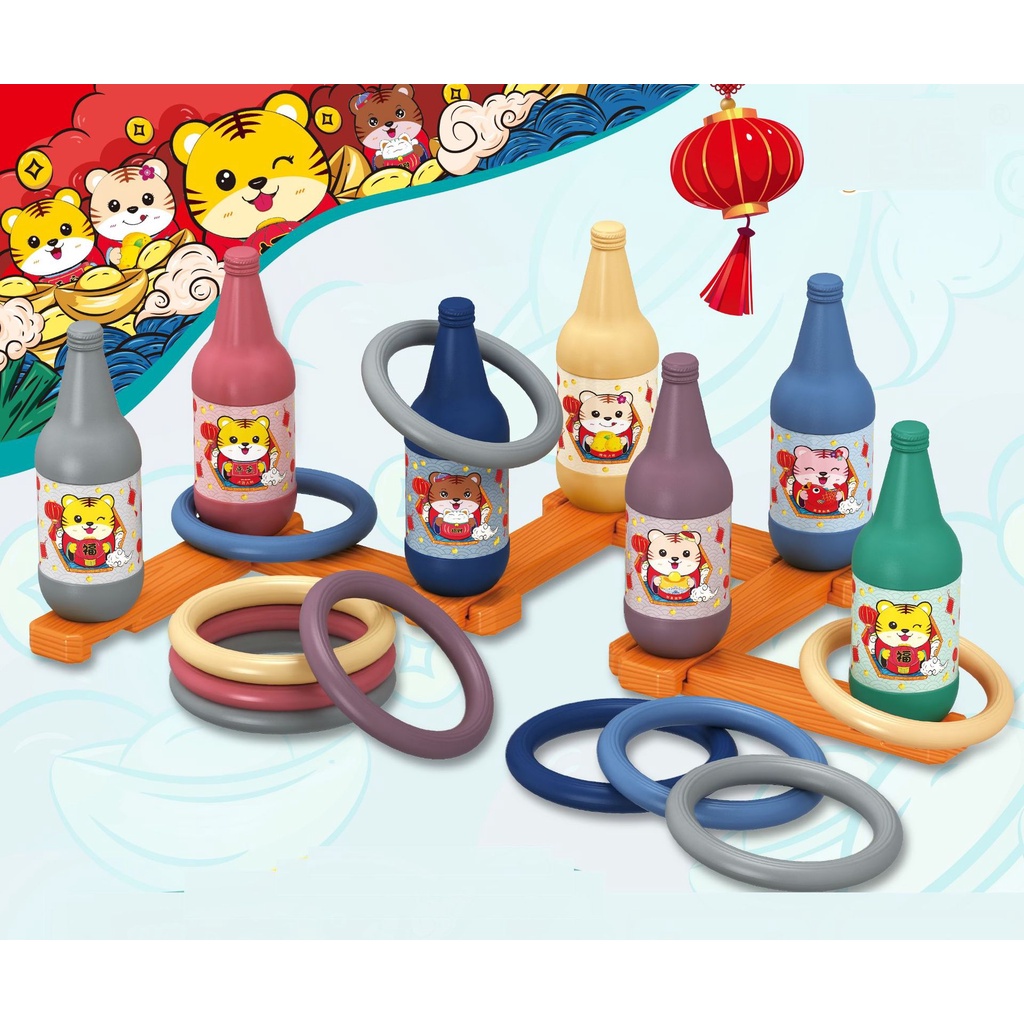 Hộp đồ chơi ném vòng vào chai tính điểm trò chơi hội chợ | Shopee Việt Nam