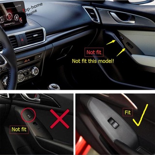 Nội Thất Cho Xe Mazda 3 2017 2018 Cửa Sổ Nâng Vô Lăng Bánh Răng Chuyển Số Dải Tay Cầm Bát Bao Viền Sợi Carbon Nhìn Phụ Kiện