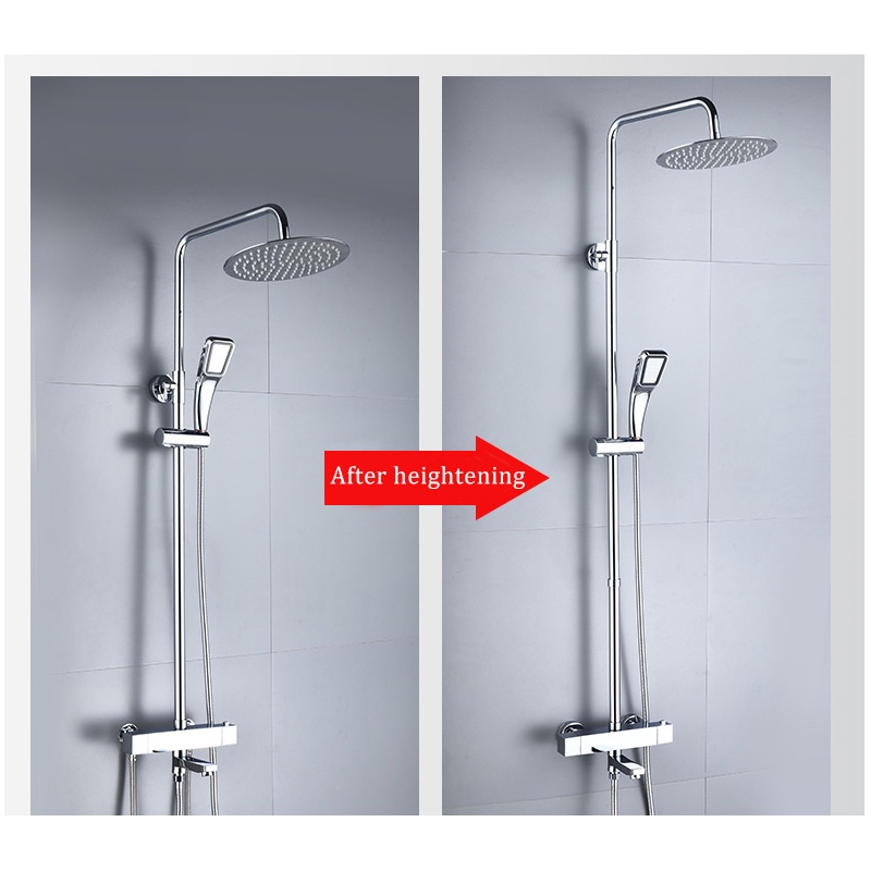 Ống nối dài vòi hoa sen G3 / 4 Vòng Phòng tắm vòi hoa sen tay chất lượng cao Thép không gỉ Ống nối dài ống 20 / 30 / 40 / 50cm
