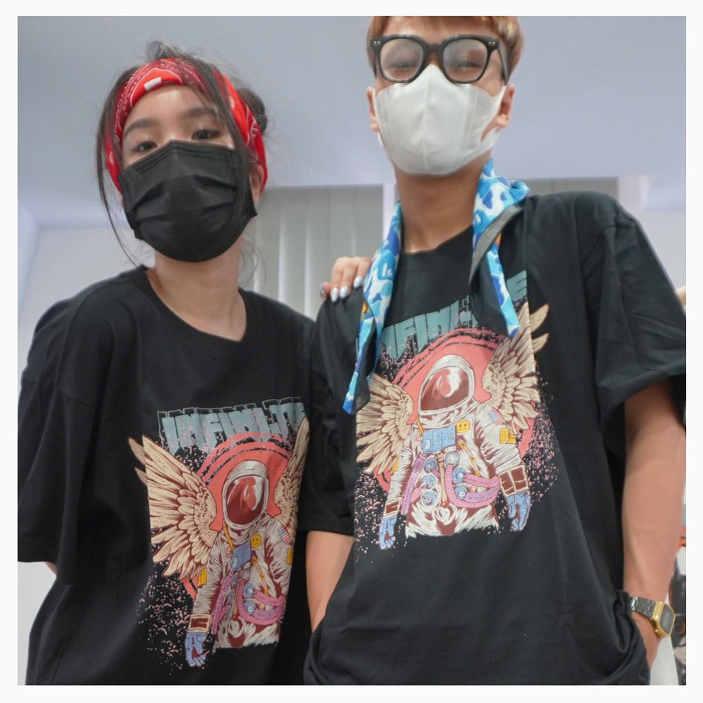 Áo thun INFINITEE Fni0817, Thun 100% Cotton - form rộng Unisex.