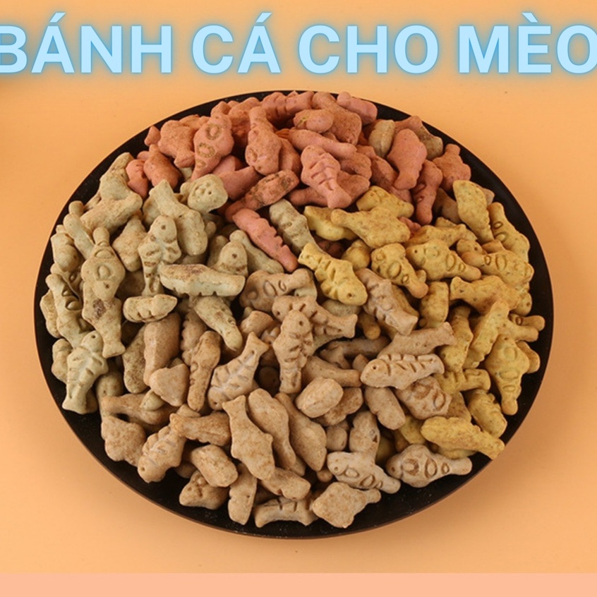 PK035 500gram BÁNH CÁ CATNIP CHO MÈO, SNACK CHO MÈO MỖI NGÀY, SNACK THÚ CƯNG