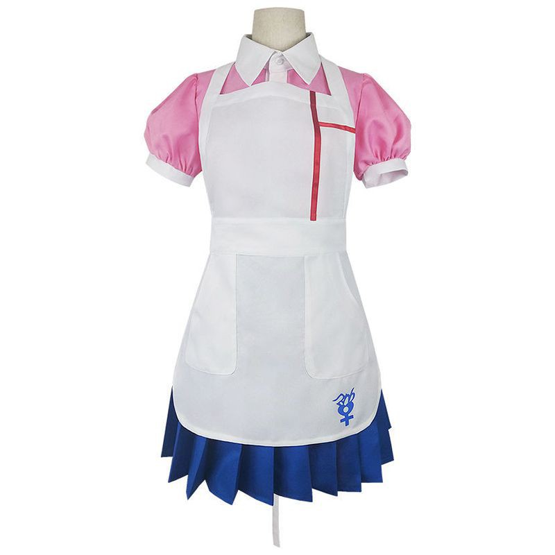 Dangan Ronpa 2 Danganronpa Mikan Tsumiki Đầm Cosplay Trang Phục Đồng Phục Váy Anime